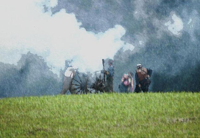 Cannon Smoke At Laurel Hill